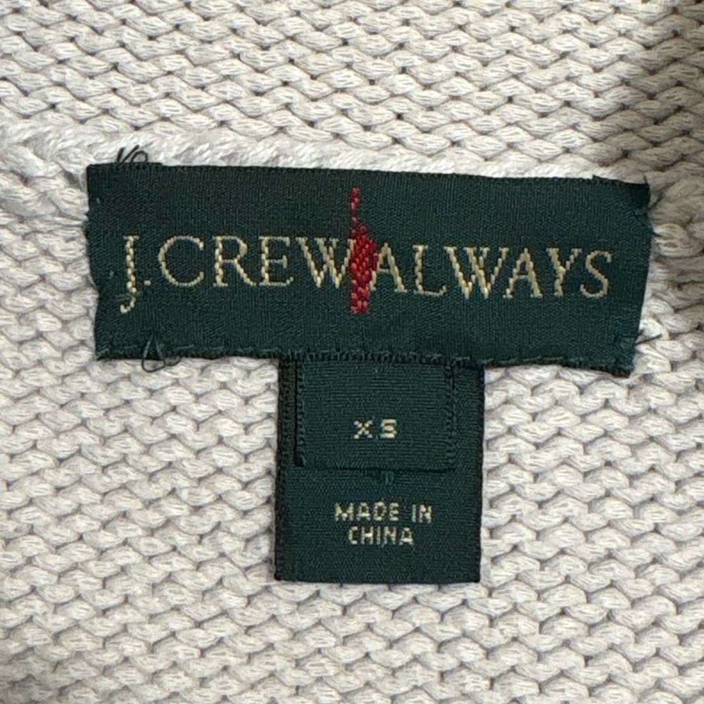 J CREW ALWAYS 1988 Rollneck Sweater Gray Cotton Size XS - Picture 13 of 14